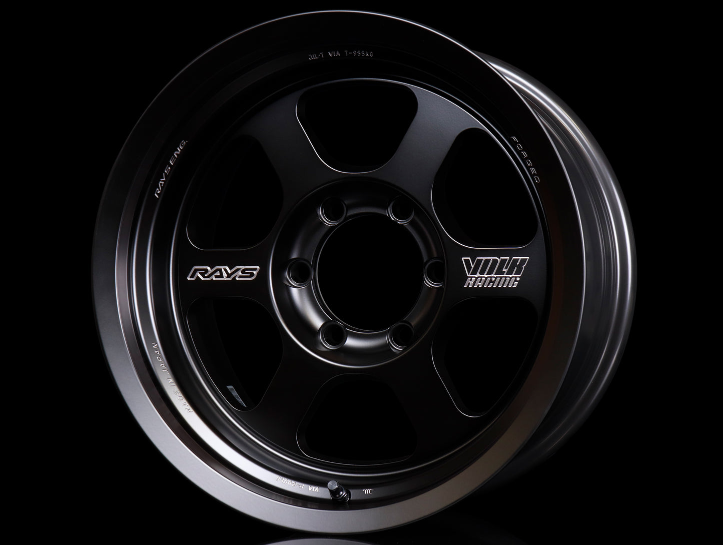 Volk Racing TE37XT Black Shadow Wheels - 17x8.5 / 6x139 / -10
