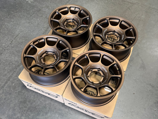 Volk Racing ZE40X Wheels - Bronze / 17x8.5 / 6x139 / +15 - Used