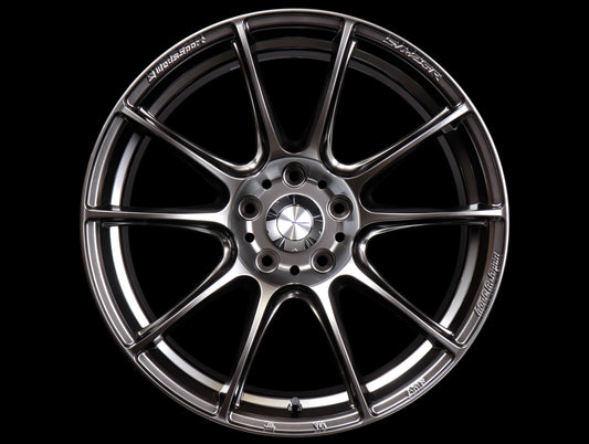 Weds Sport SA-25R - 18x9.5 / 5x114.3 / +45 - Platinum Silver Black (PSB)