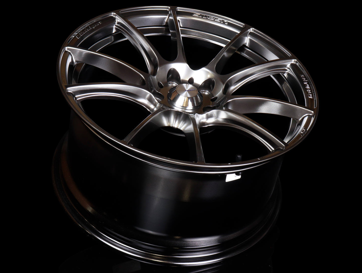Weds Sport SA-25R - 18x9.5 / 5x114.3 / +45 - Platinum Silver Black (PSB)