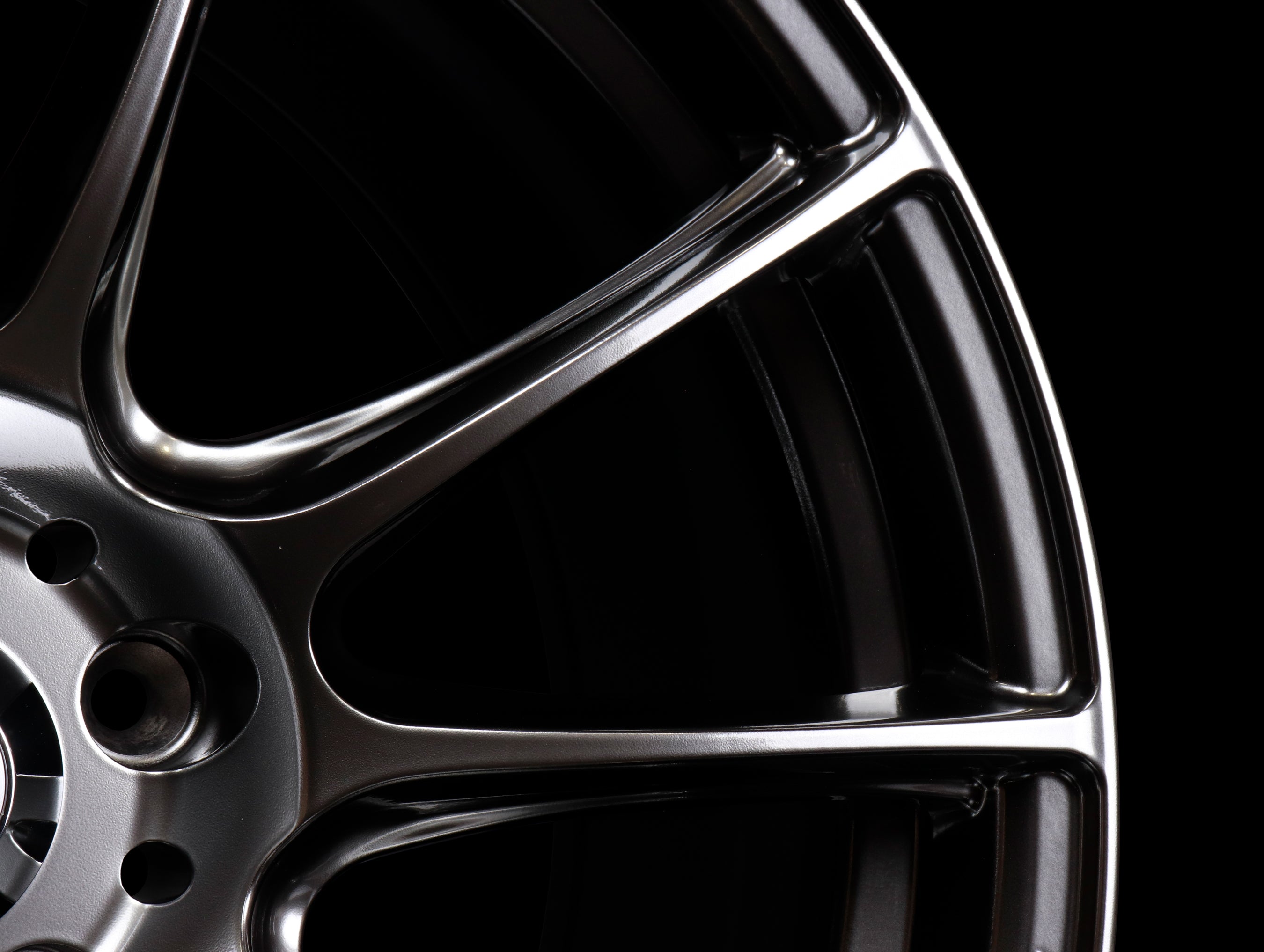 Weds Sport SA-25R - 18x9.5 / 5x114.3 / +45 - Platinum Silver Black