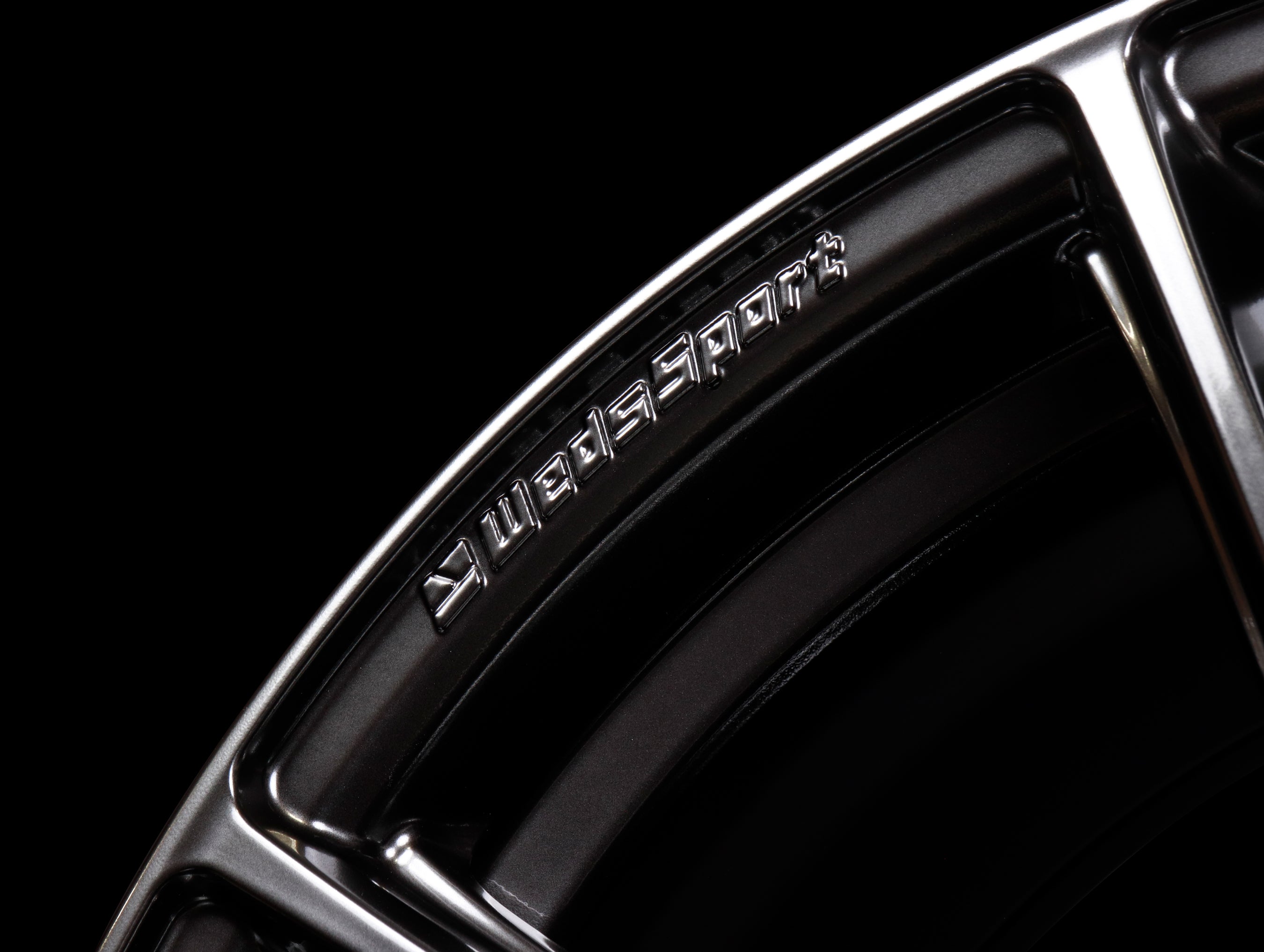 Weds Sport SA-25R - 18x9.5 / 5x114.3 / +45 - Platinum Silver Black