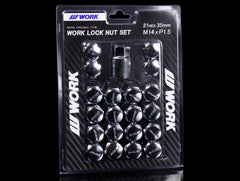 Work Wheel Lock Nut Set - 14x1.5 - JHPUSA