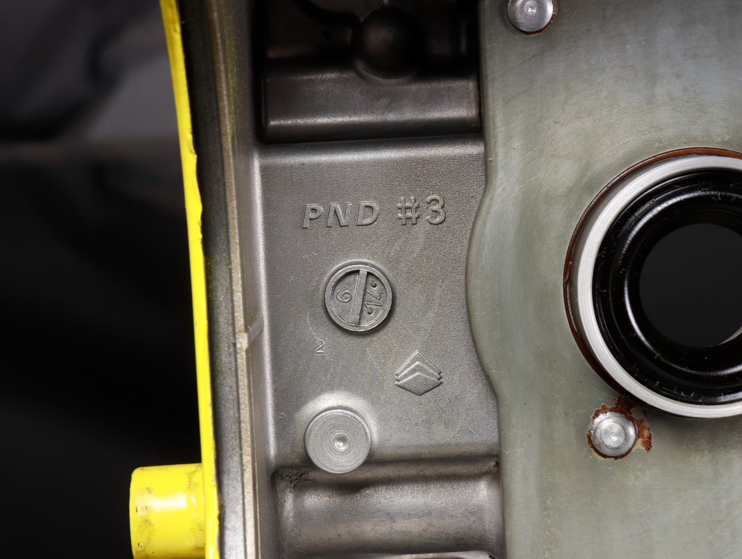 Honda OEM K-Series Valve Cover - Yellow (Used)