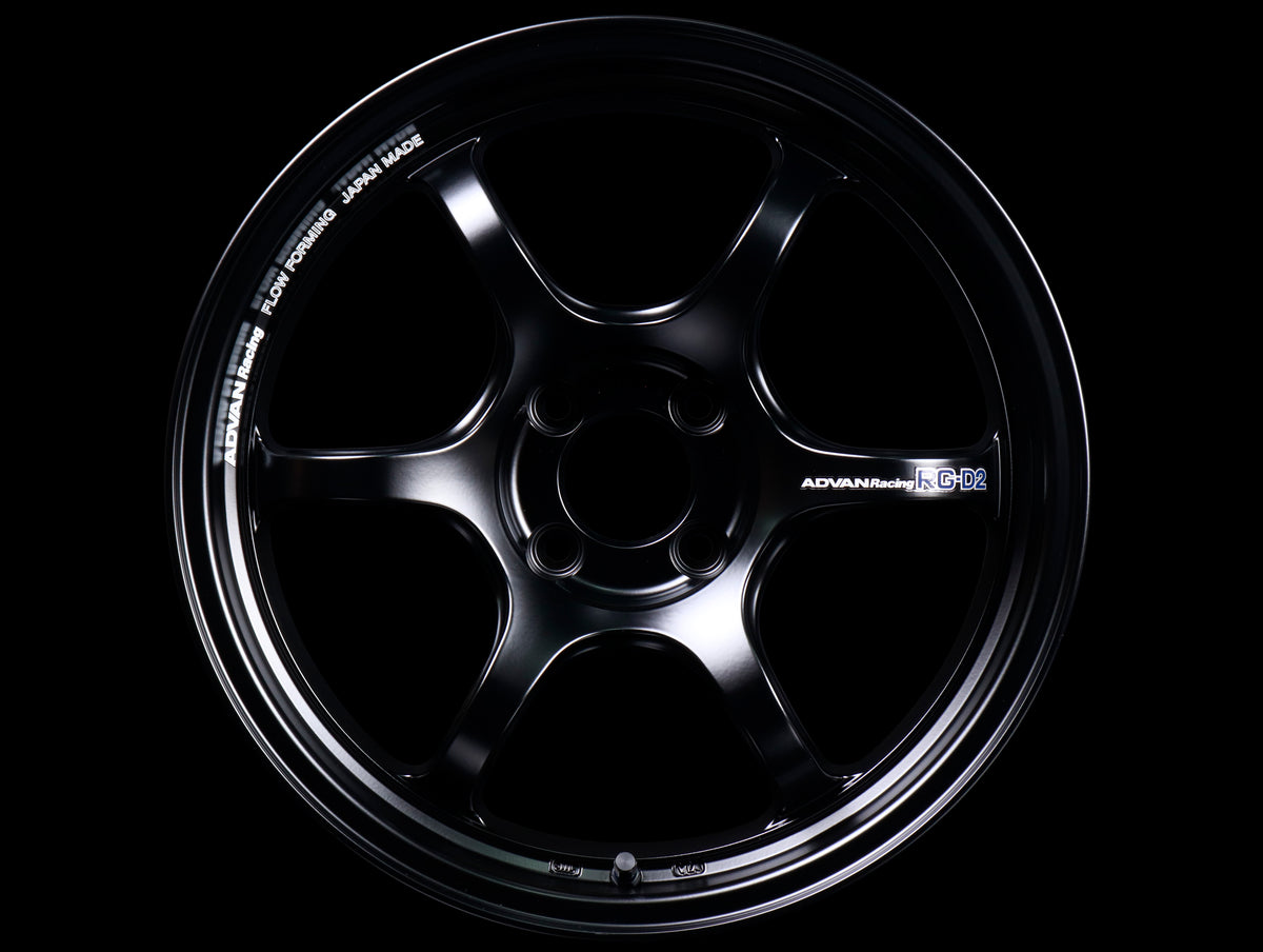 Advn Rims Advan Racing RG-D2 Wheels - Semi Gloss Black / 16x8 / 4x100 / +38 - JHPUSA