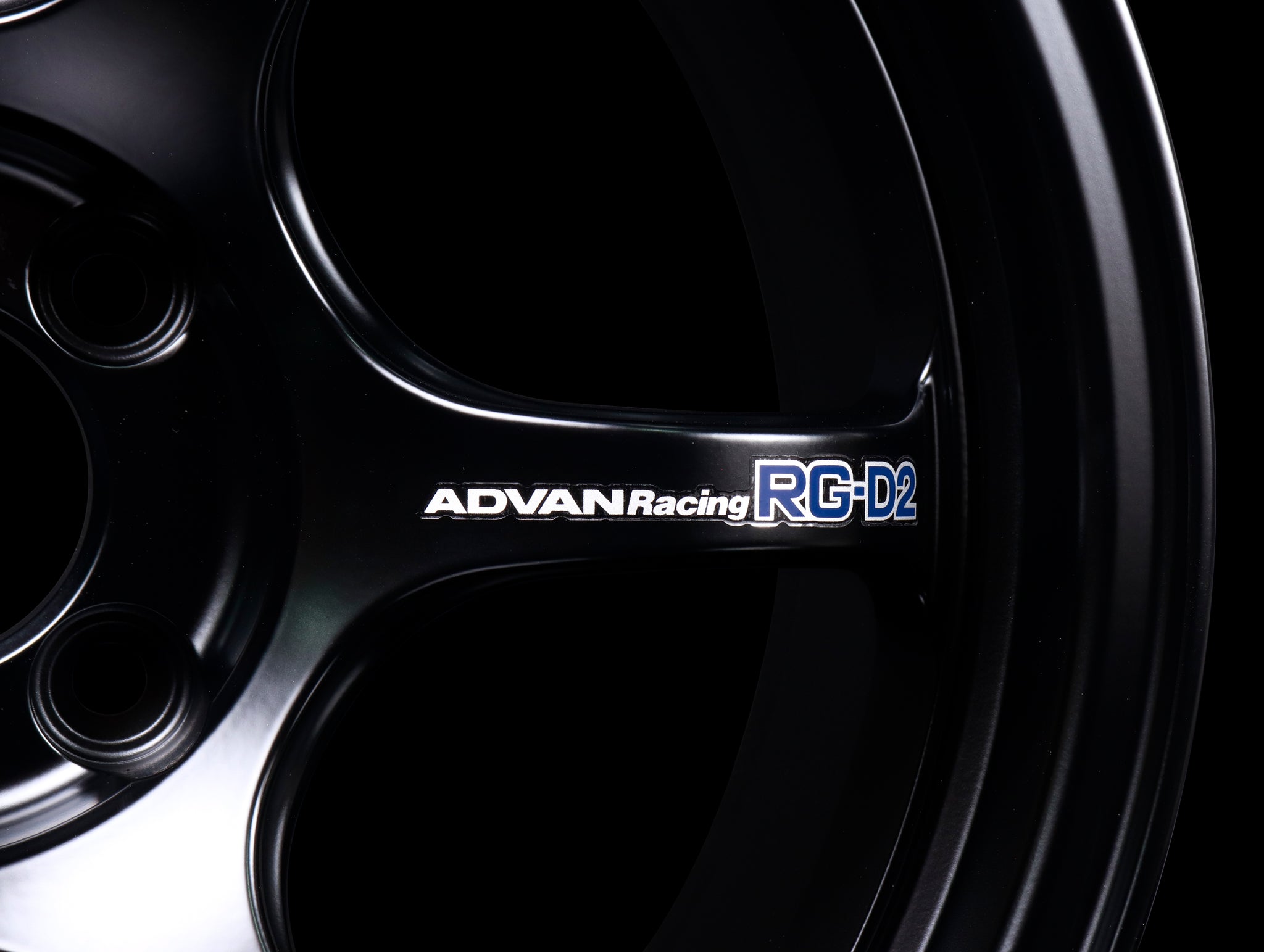 Advan RG-D2 18x8.0 +45 5-120 Semi Gloss Black Wheel