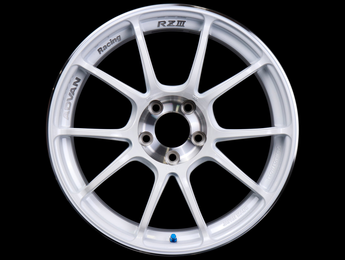 Advan Racing RZ III Wheels - Racing White Metallic / 18x9.5 / 5x114.3 / +35