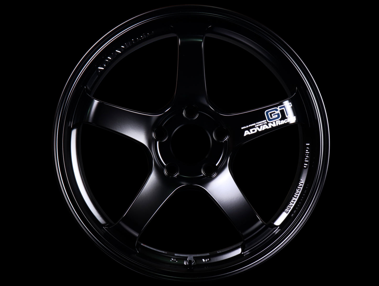 Advan Racing GT Wheels - Semi Gloss Black / 18x9.5 / 5x120 / +35