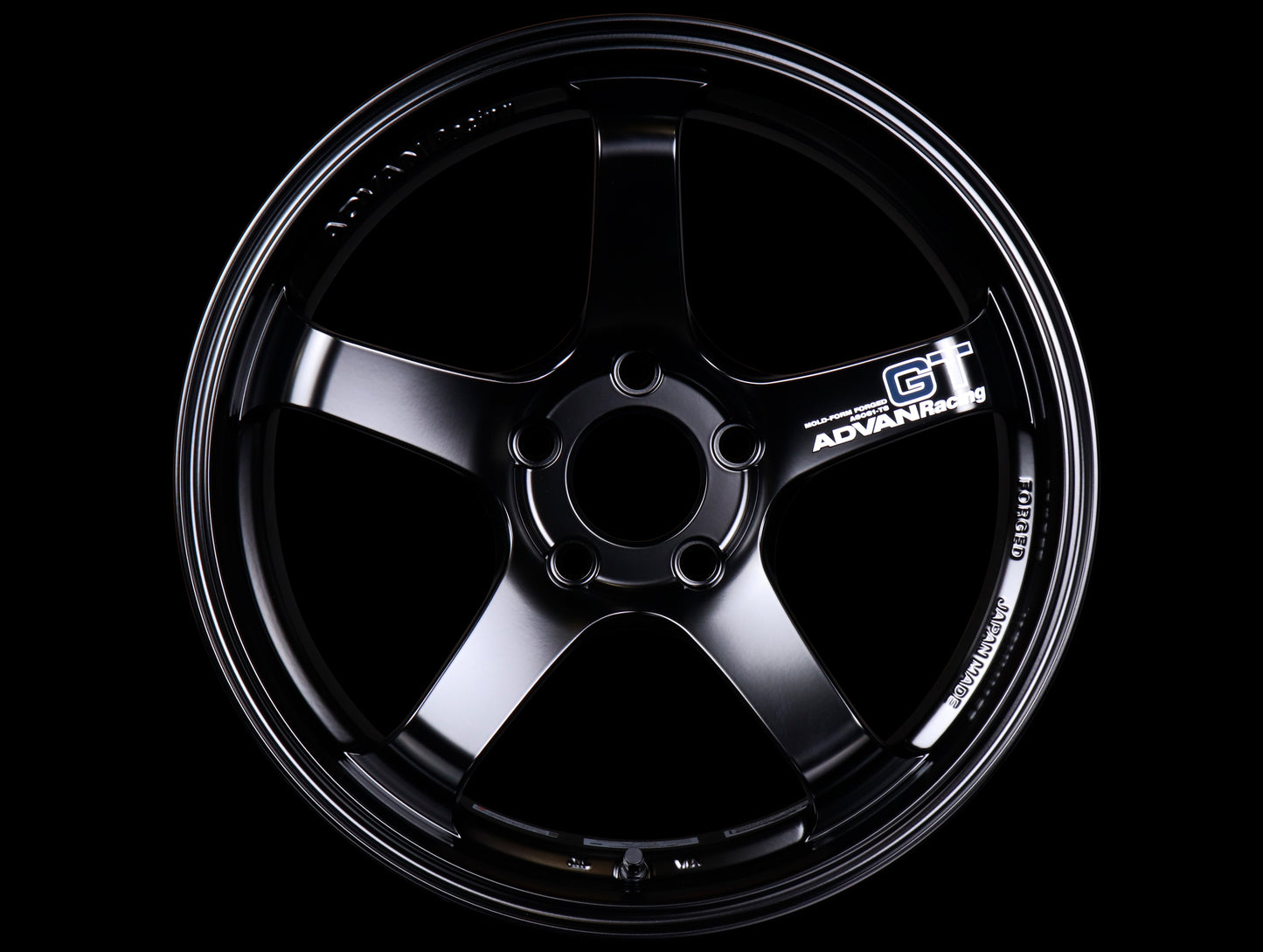 Advan Racing GT Wheels - Semi Gloss Black / 18x9.5 / 5x120 / +35
