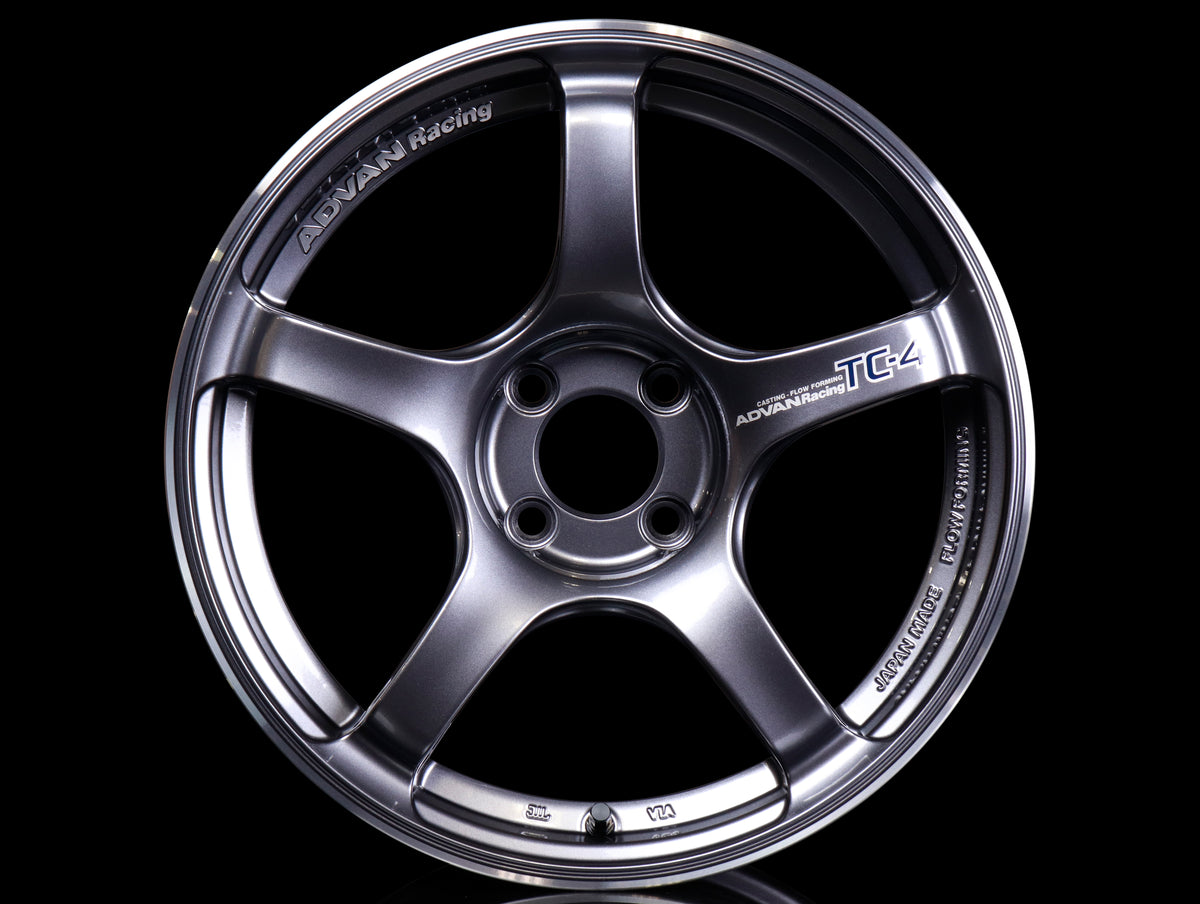 Advan Racing TC4 Wheels - Gunmetal w/ Ring / 16x8 / 4x100 / +38