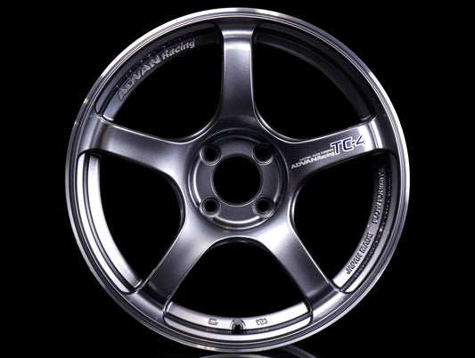 Advan Racing TC4 Wheels - Gunmetal w/ Ring / 16x8 / 4x100 / +38