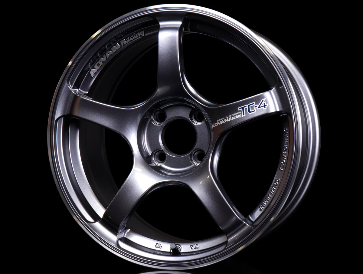 Advan Racing TC4 Wheels - Gunmetal w/ Ring / 16x8 / 4x100 / +38