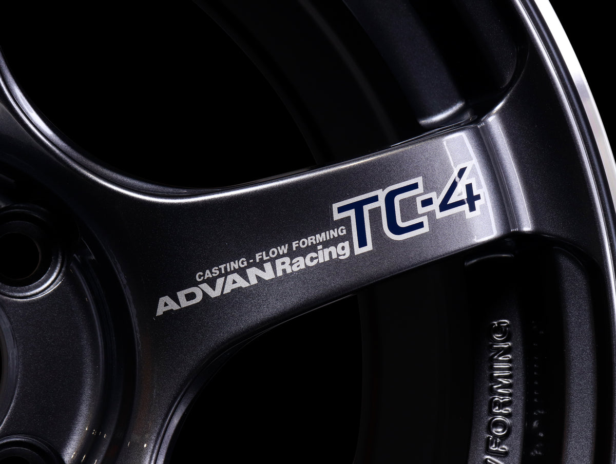 Advan Racing TC4 Wheels - Gunmetal w/ Ring / 16x8 / 4x100 / +38