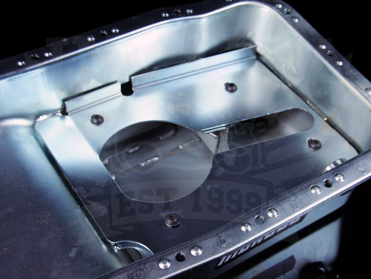 Moroso Drag Race Baffled Oil Pan - B-series