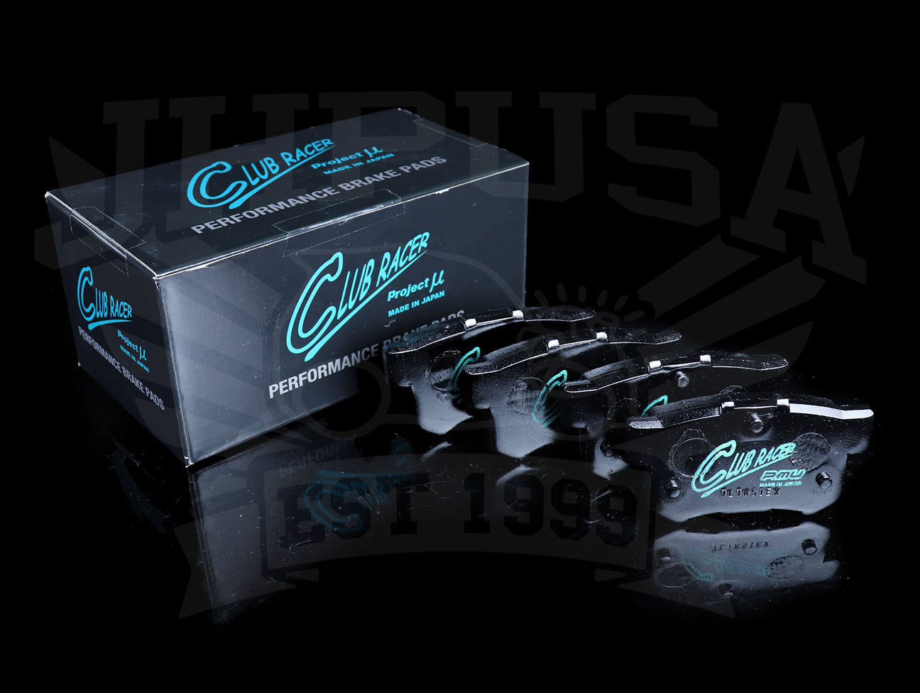 Type R Brake Pads Project Mu Club Racer Front Brake Pads - 17+ Honda Civic Type-R FK8/FL5 ...