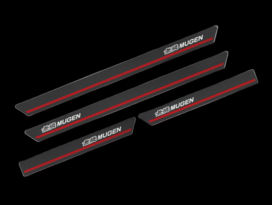 Mugen Door Sill Scuff Plate (Black/Red) 10th/11th Gen Civic
