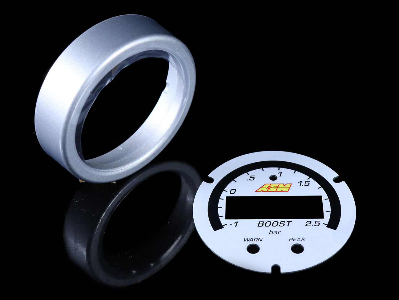 AEM Gauge Face Plate Accessory Kit - X-series Boost Pressure Gauge