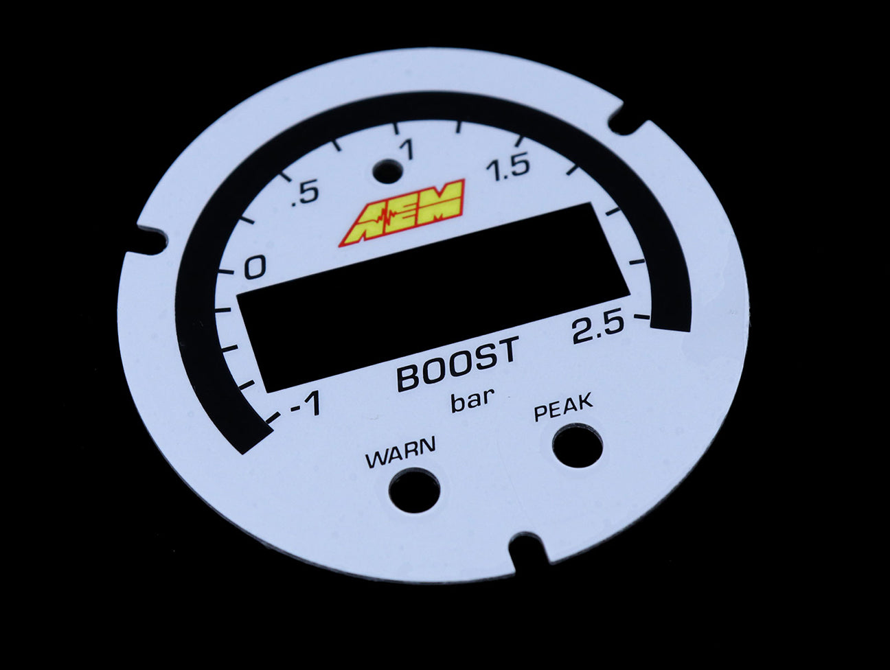 AEM Gauge Face Plate Accessory Kit - X-series Oil Pressure Gauge