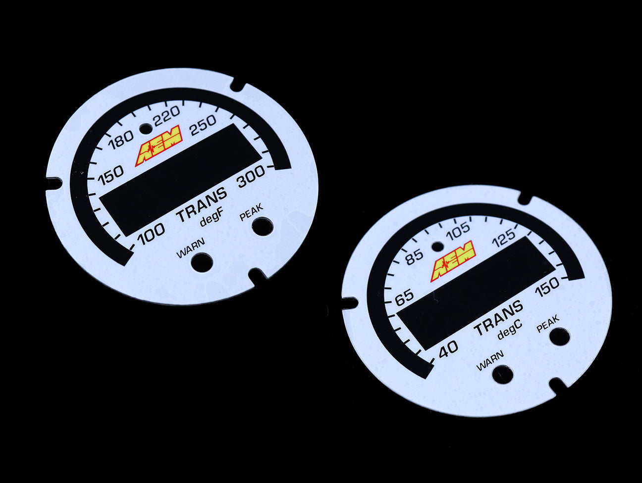 AEM Gauge Face Plate Accessory Kit - X-series Temperature Gauge