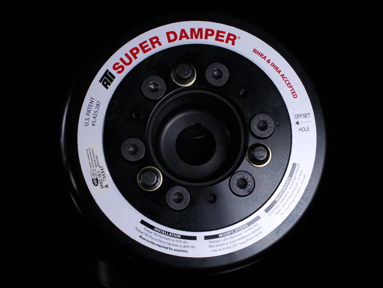 ATI Super Harmonic Race Damper - B-series