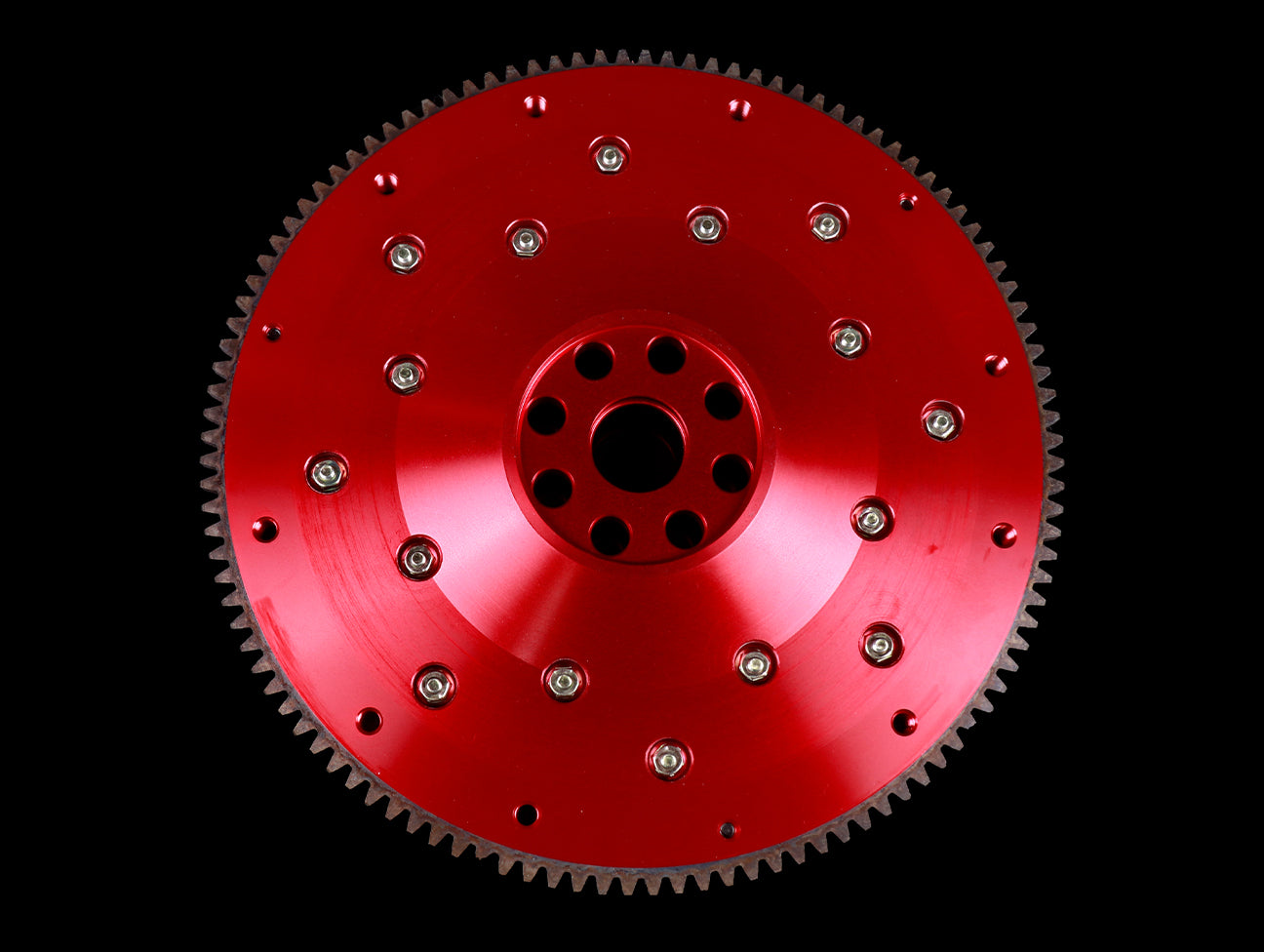Action Clutch Red Aluminum Lightweight Flywheel - B Series