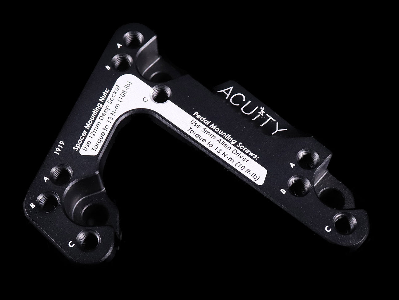 Acuity Throttle Pedal Spacer (LHD) - 12+ Civic / 14-17 Fit / 18+ Accord