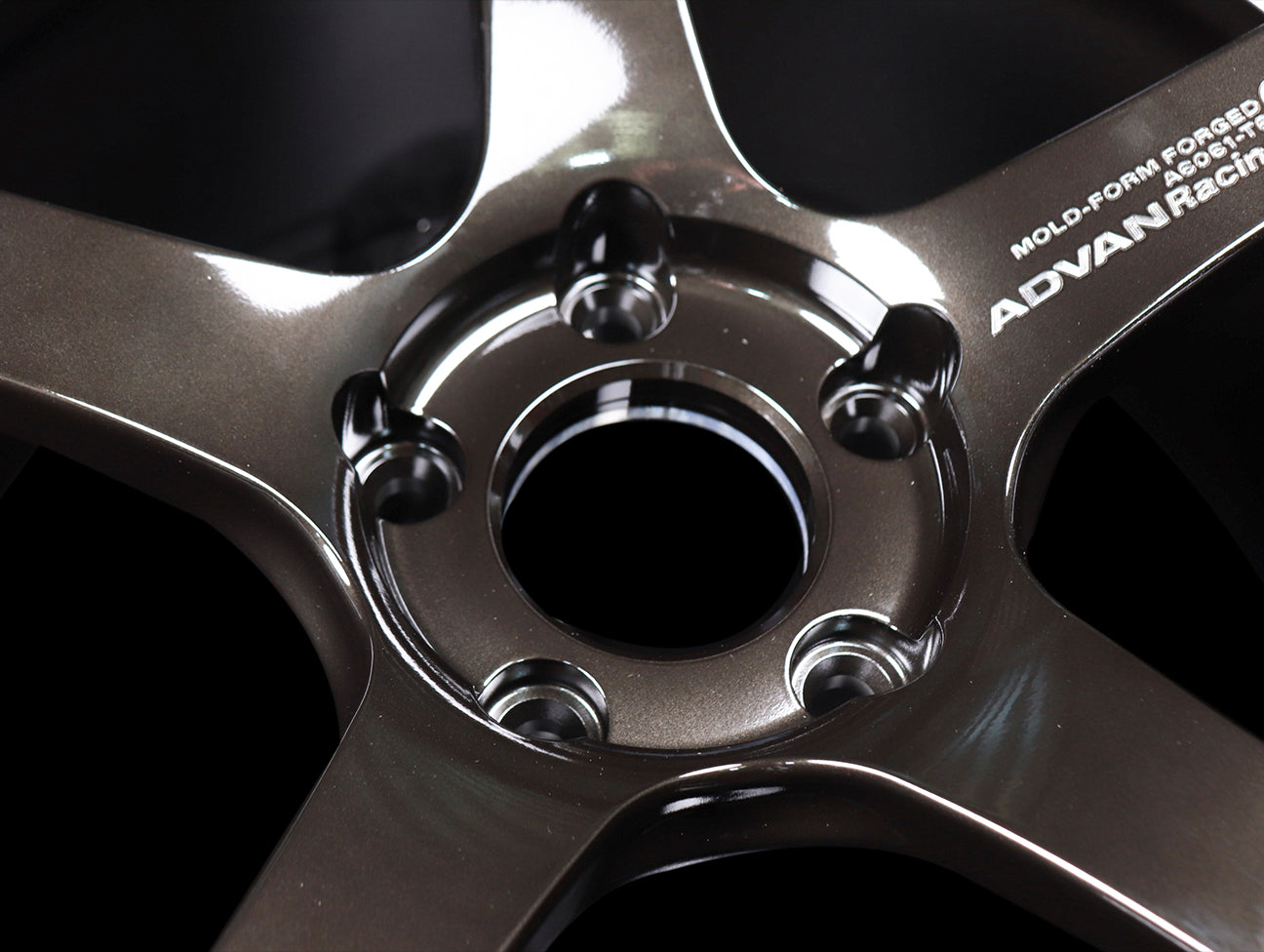 Advan Racing GT Premium Wheels - Smoked Black / 18x9.5 / 5x120 / +38