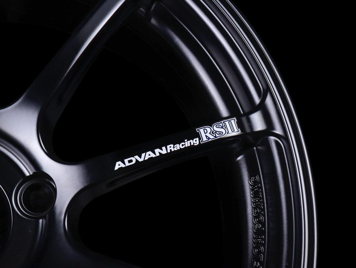 Rsii Style Rims Advan Racing RSII Wheels - Semi Gloss Black 17x7.5 / 5x114.3 / +48 - JHPUSA