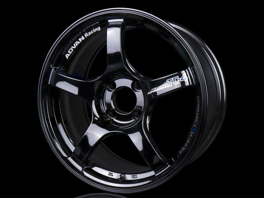 Advan Racing TC4 Wheels - Gloss Black / 16x8 / 4x100 / +38