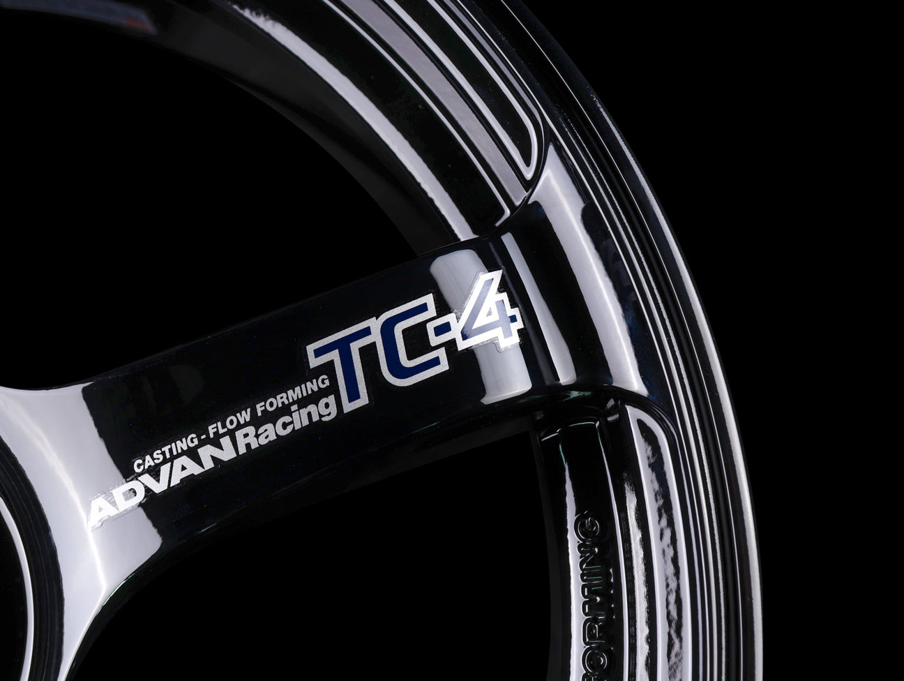 Advan Racing TC4 Wheels - Gloss Black / 16x8 / 4x100 / +38