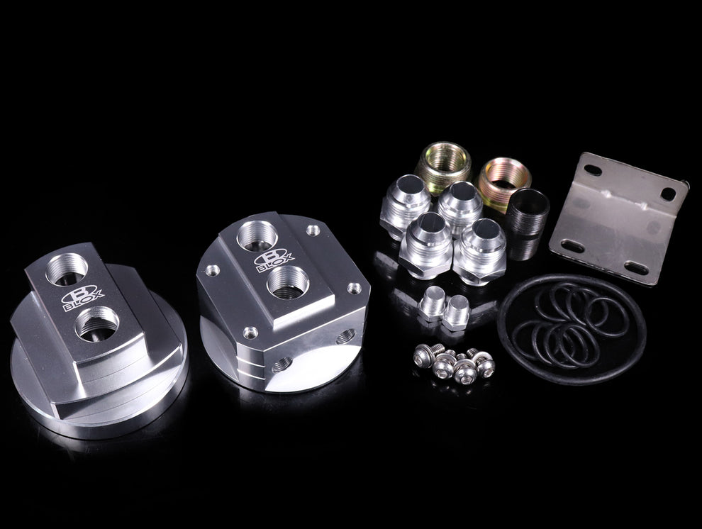 Blox Remote Oil Filter Relocation Kit JDM Honda Parts USA JHPUSA