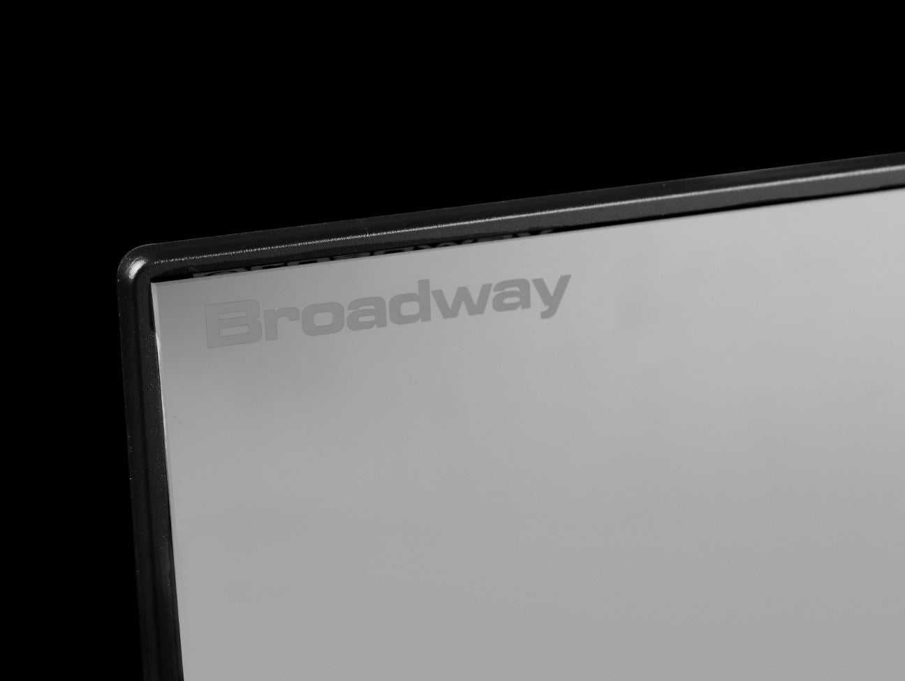Broadway 360mm Flat Blue Tint Rear View Mirror | Universal Clip-On | JDM Style