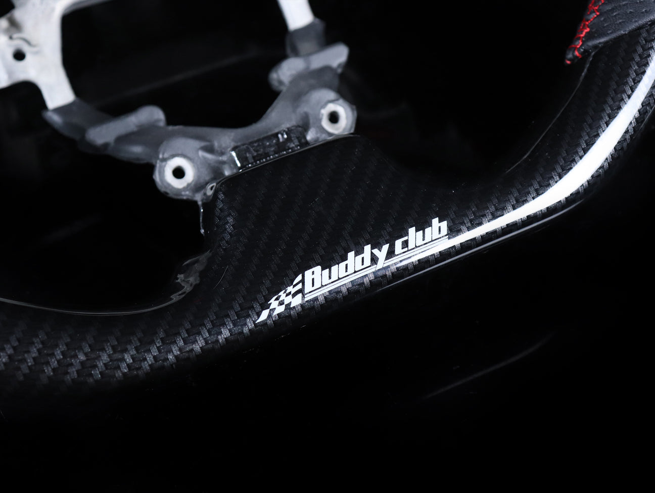 Buddy Club Racing Spec Carbon Steering Wheel - 2015-2018 Fit