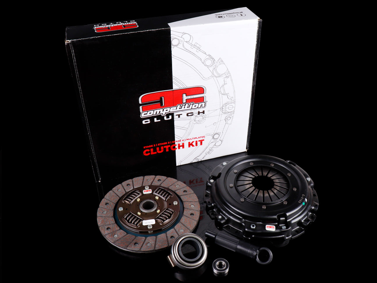 Competition Clutch Stage 1.5 Gravity Series 1500 Full Face Organic Clutch Kit - B/D/F/H/K-series