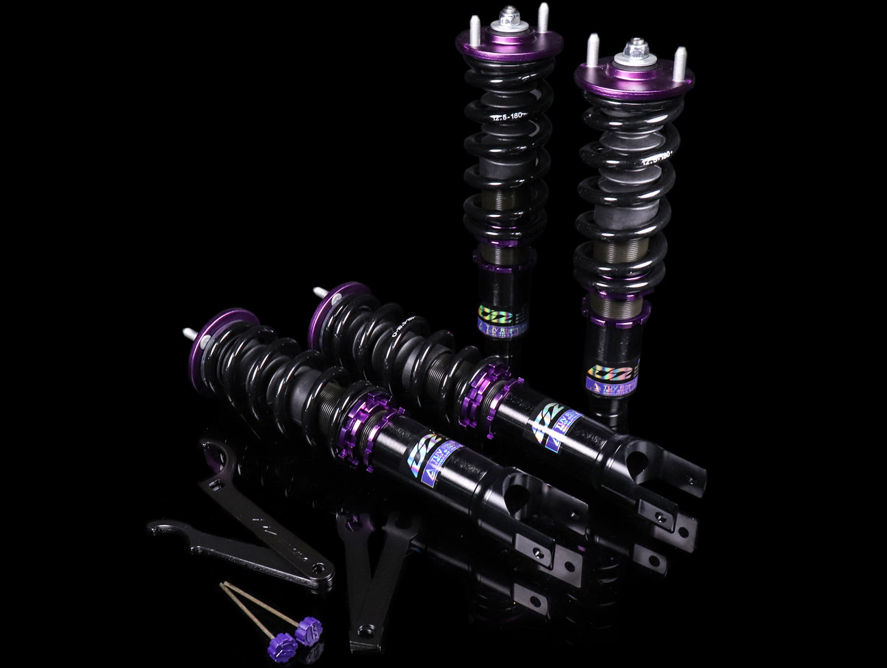 D2 Racing RS Coilover System - 91-05 NSX