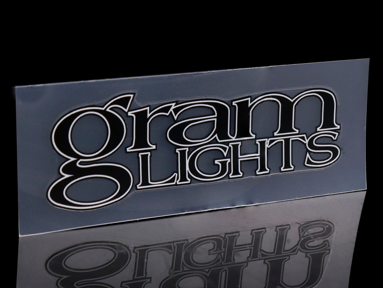 Rays Gram Lights Spoke Decal - Black