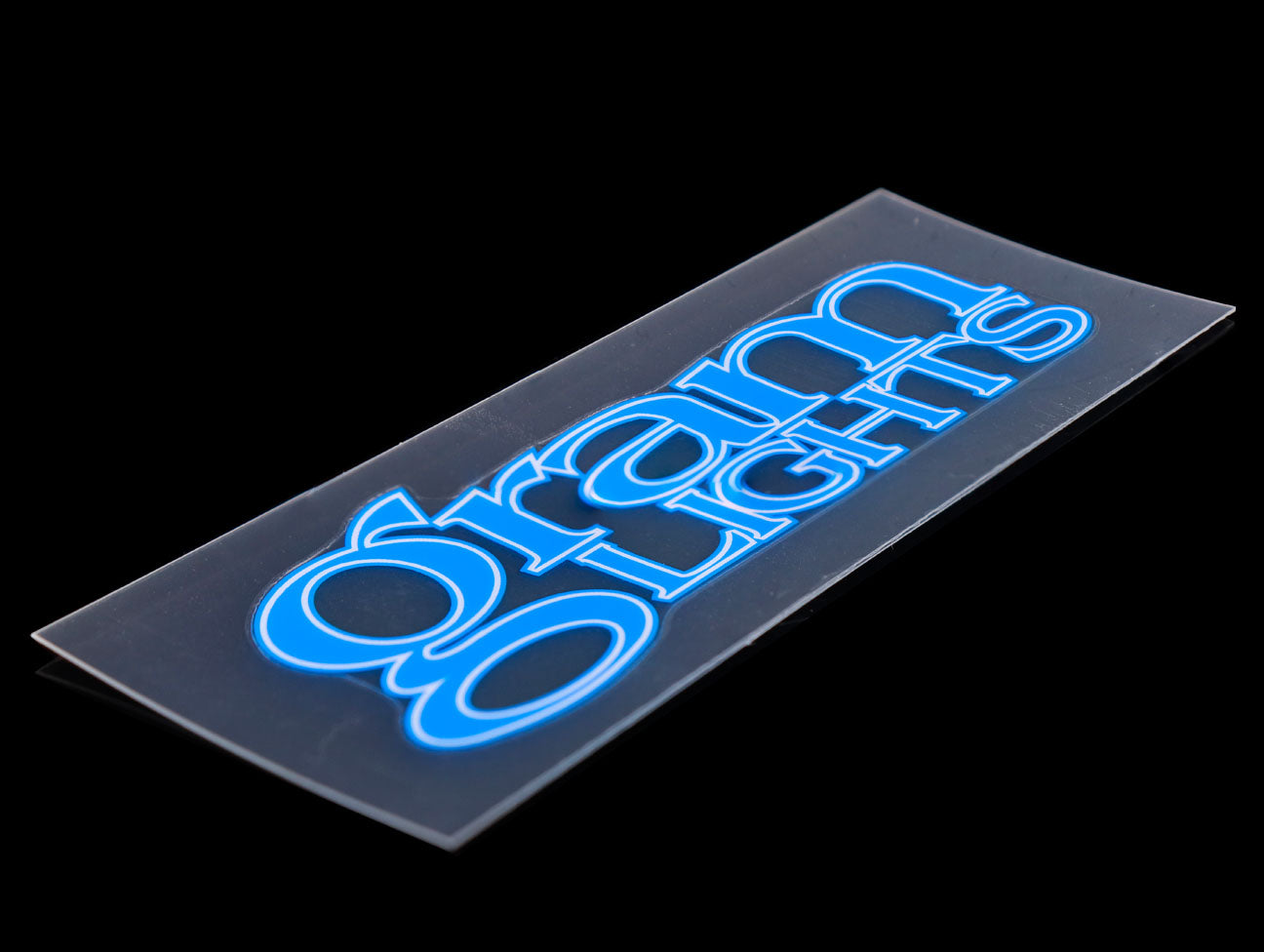 Rays Gram Lights Spoke Decal - Blue