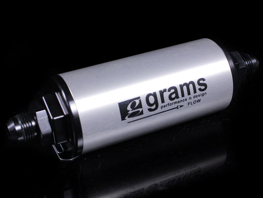 Grams 100 Micron Universal Fuel Filter (-8AN)