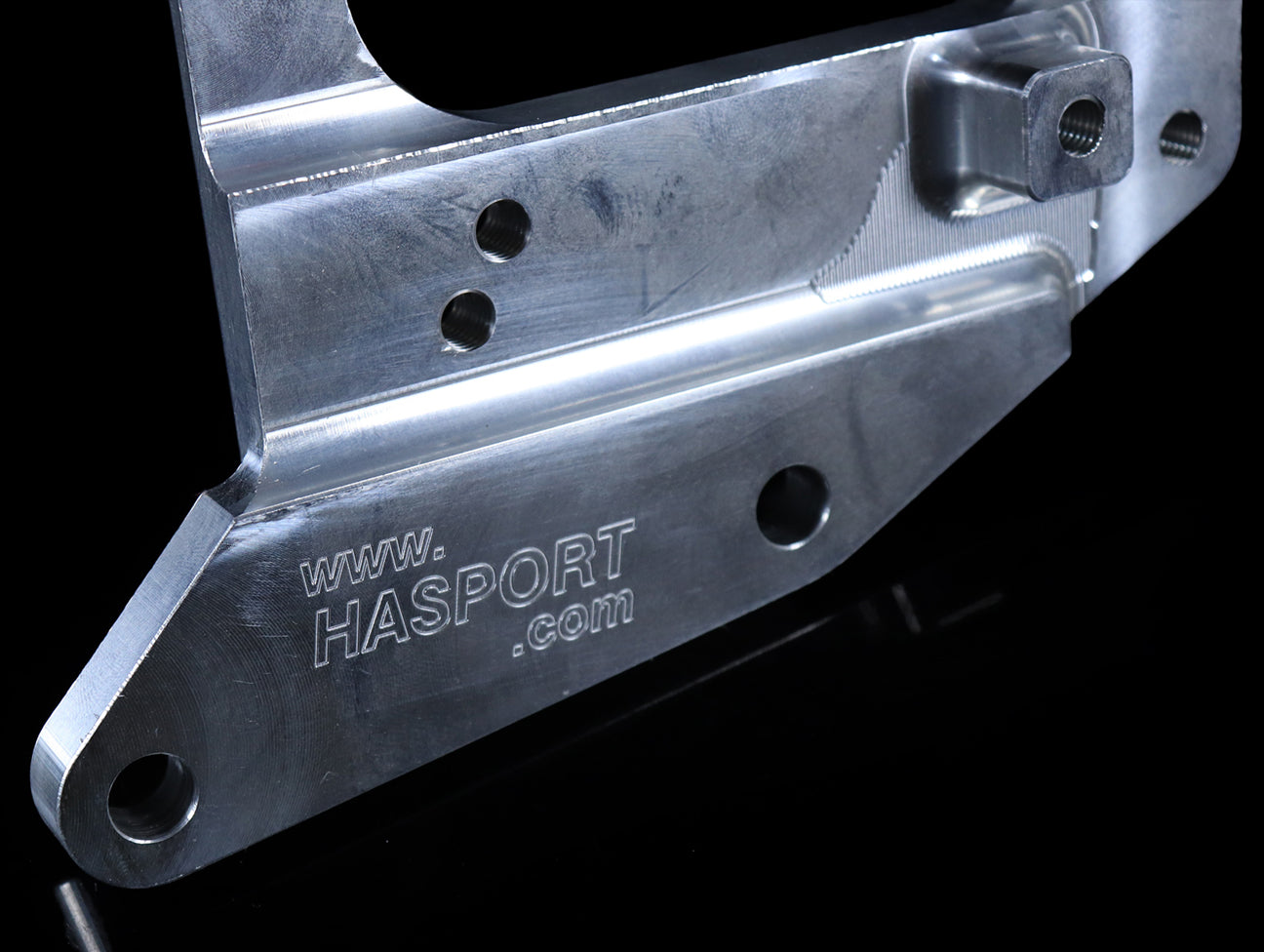 Hasport Billet B-series A/C Bracket- 88-91 Honda Civic/CRX - JHPUSA