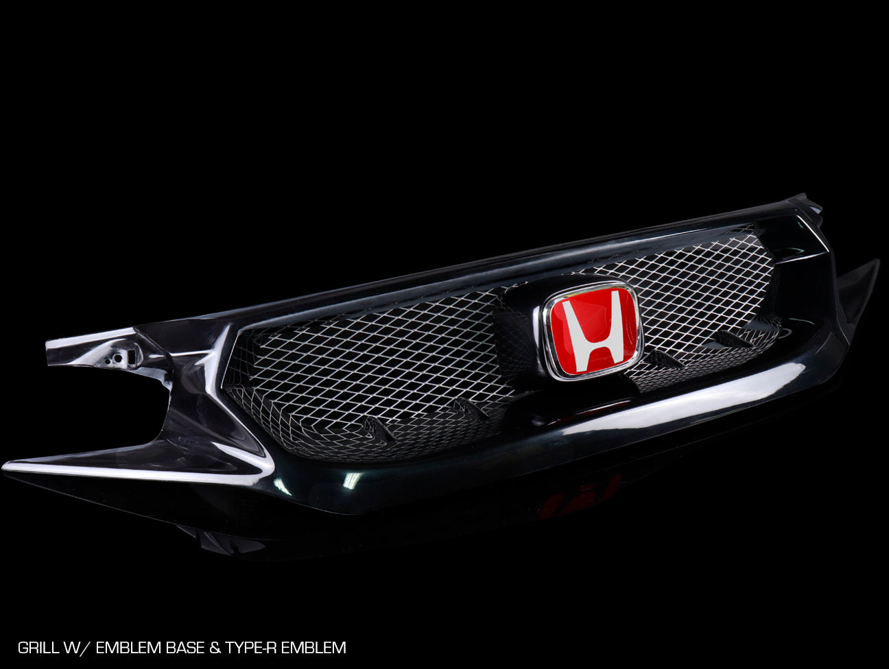 J'S Racing Front Sport Grill - 2017+ Civic Type-R - JHPUSA