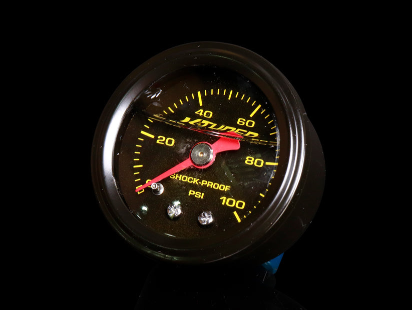KTuned 8AN HP Fuel Pressure Regulator with Fittings and Gauge JHPUSA