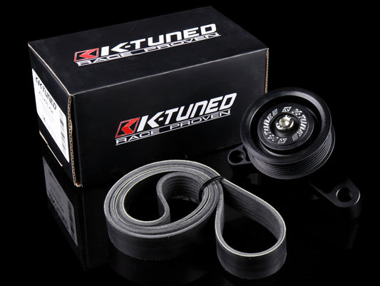 K-Tuned Adjustable EP3 Idler Pulley Kit - K20 / K24 Black