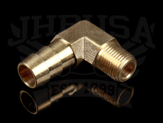 K-Tuned 1/8NPT to 3/8mm Brass Barb Fitting