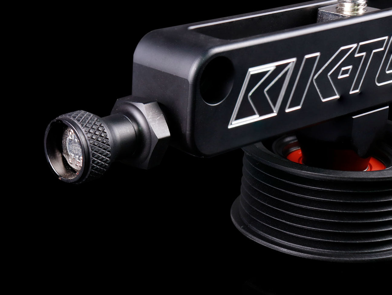 K-Tuned A/C & P/S Eliminator Black Pulley Kit - K-series