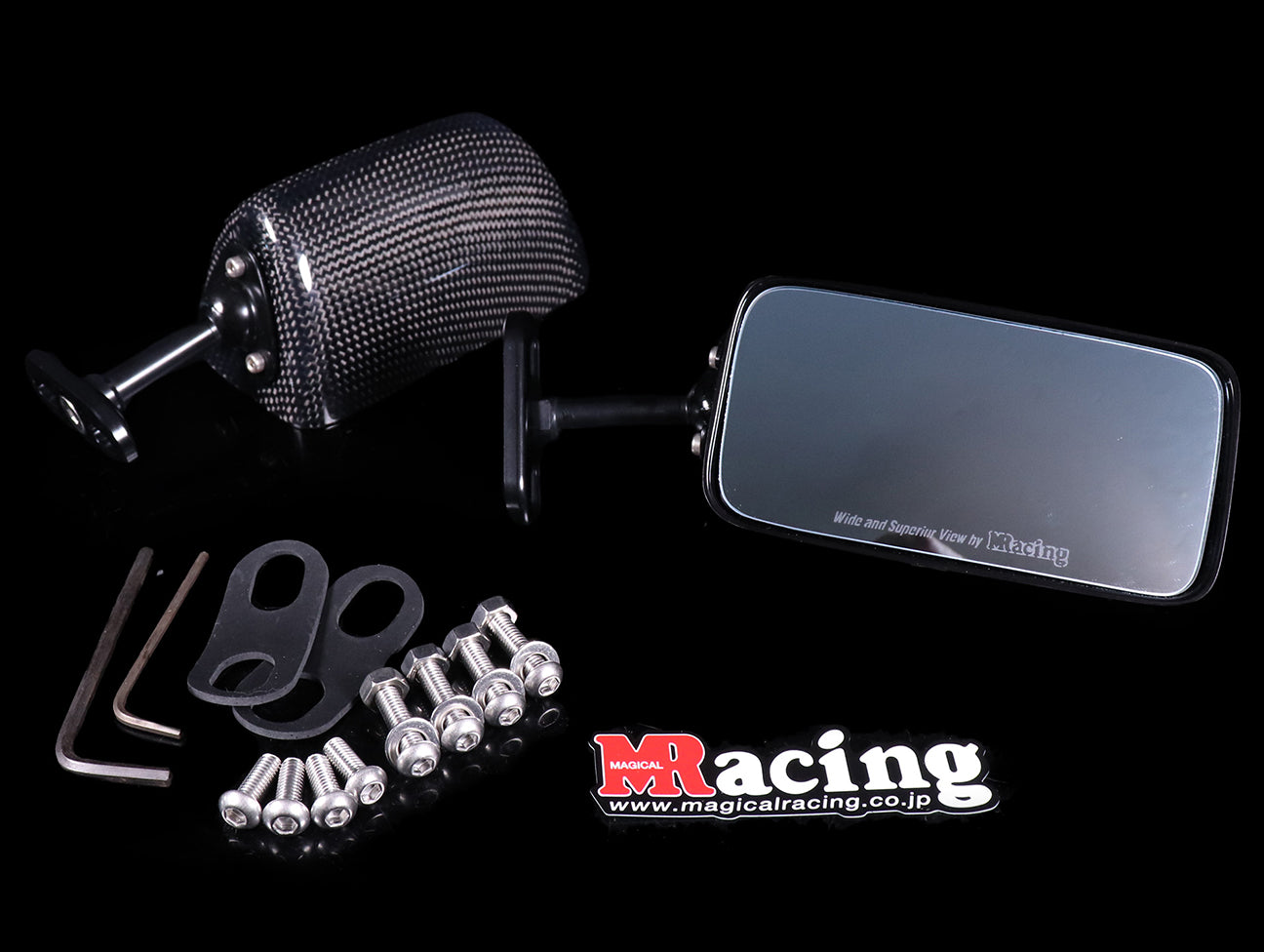 Magical Racing RR Carbon Mirrors - Type-1 - JHPUSA