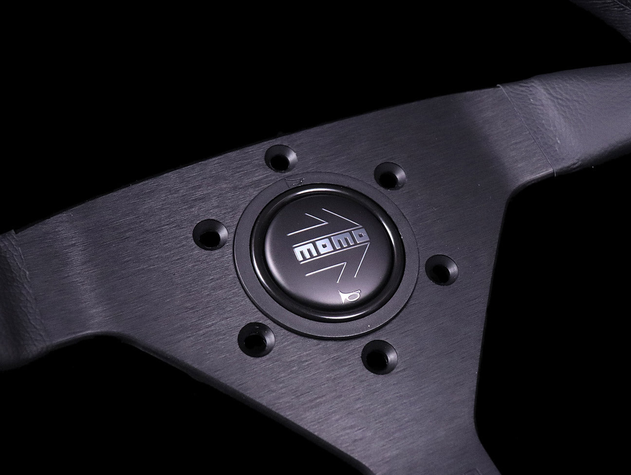 Momo Monte Carlo Steering Wheel - Leather w/ Black Stitch