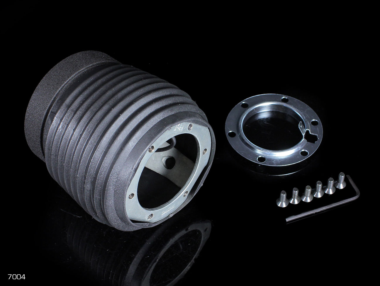 thumbnail image 2 of MOMO 7004 Steering Wheel Hub Adapter For Porsche 944, 968, 964 - Black 2 of 11