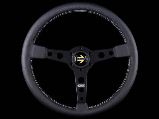 Momo 370mm Prototipo Steering Wheel - Black Spoke