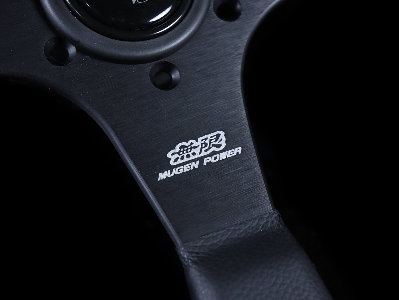 Mugen Racing III Steering Wheel - Leather