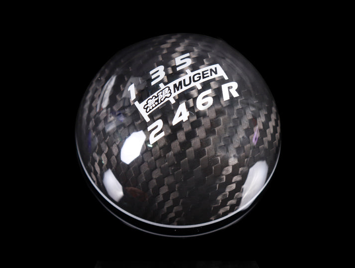 Mugen Shift Knob - 6-speed Carbon Fiber Spherical - JHPUSA